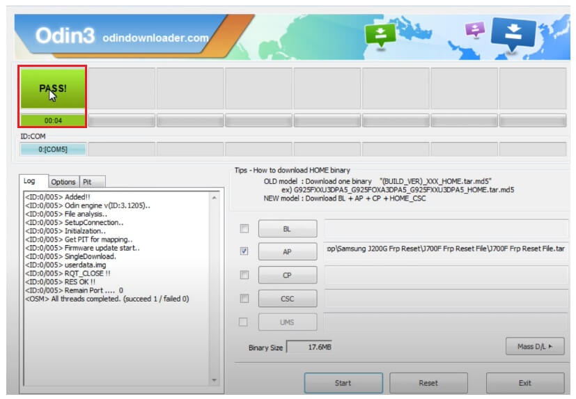 Odin Flash Tool Download latest Samsung Flash Tool (All Version)